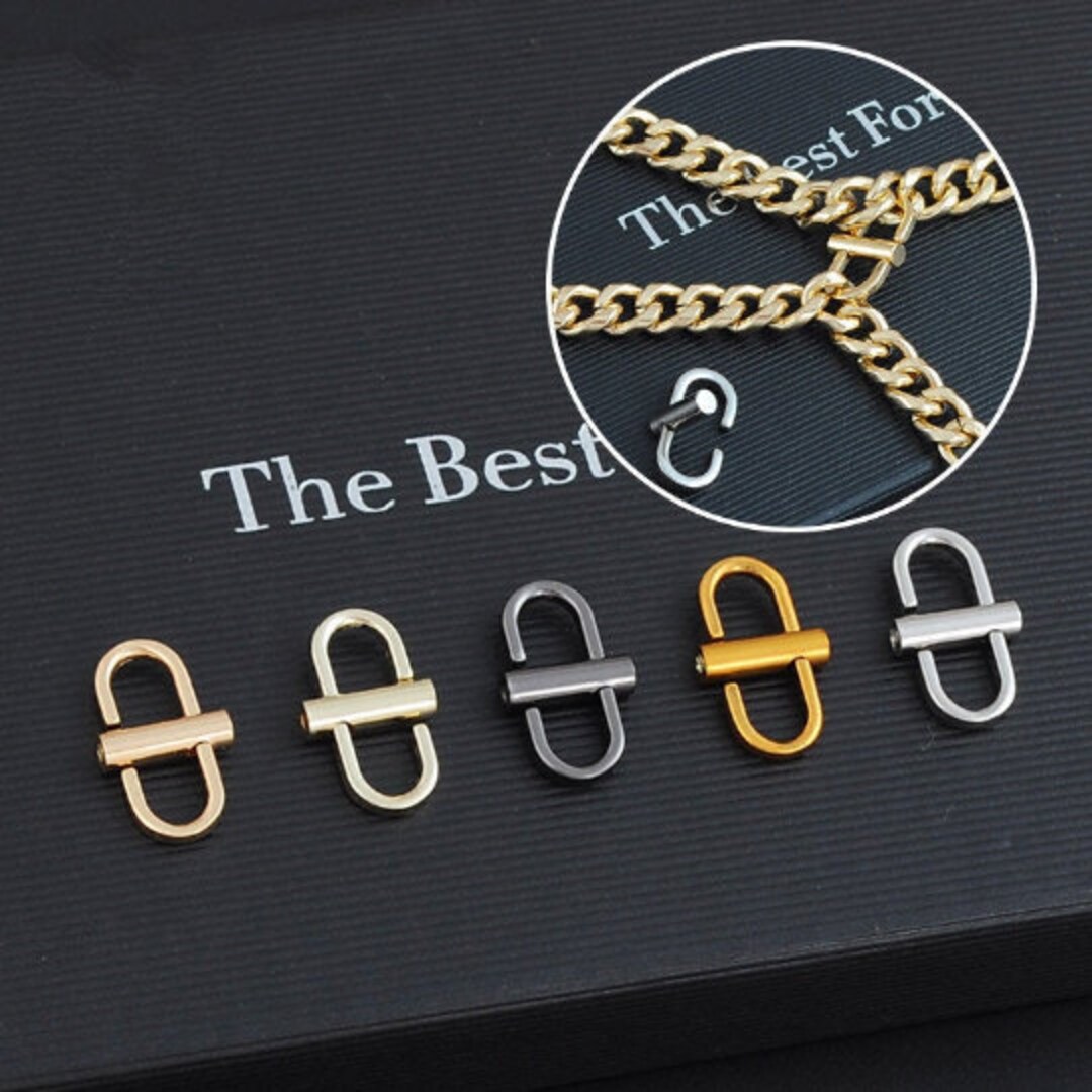 2pcs Purse Chain Adjust Buckle, Chain Shorten Adjuster, Handbag Clasps