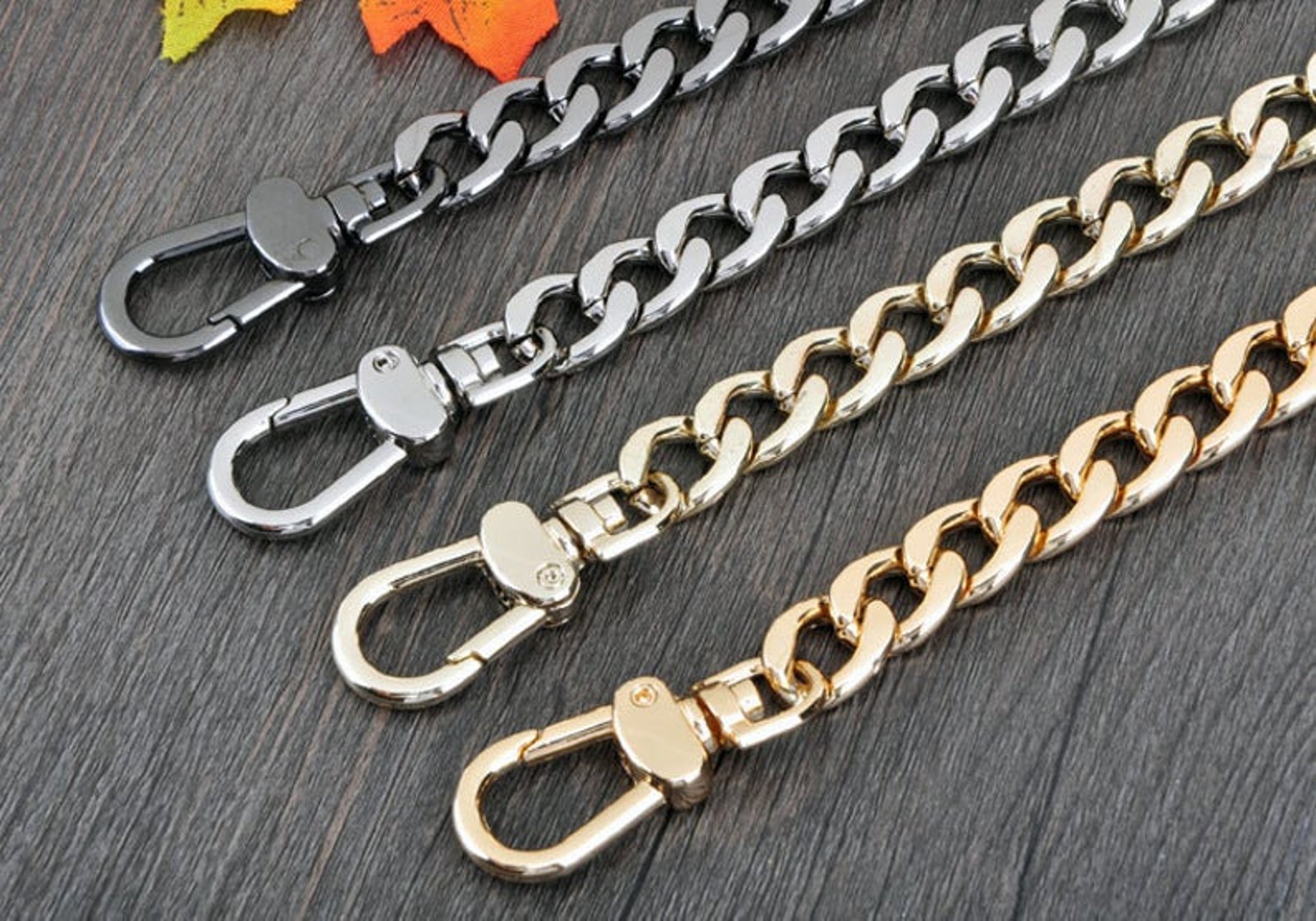 12mm Sling Bag Chain Metal Link Clasp Purse Strap Chain Etsy
