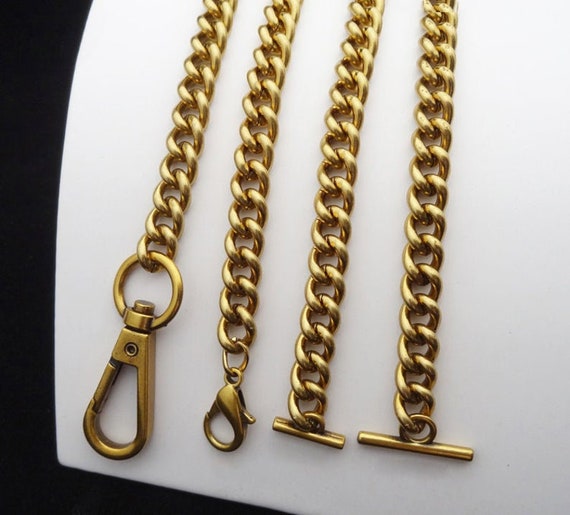 9mm Antique Gold Purse Chain Strap, Bag Handle Chain, Crossbody Handbag  Strap, Metal Chain Strap, Finished Shoulder Strap Chain High Quality 