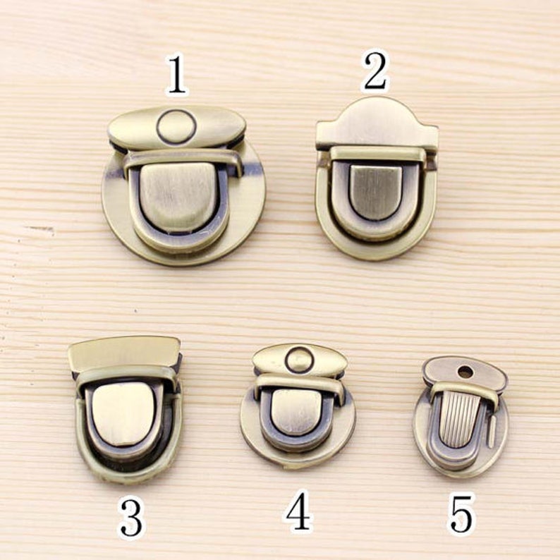 1pcs Brass Purse Lock Catch Bag Lock Turnlock Closure Twist Etsy