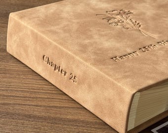 Álbum de fotos personalizado con bolsillos, libro de recuerdos con flores del mes de nacimiento, regalo personalizado de cumpleaños o aniversario para él o ella, para fotos de 4x6/5x7