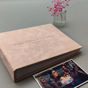 Regalo de cumpleaños personalizado, regalos personalizados para él para ella, álbum de fotos en relieve