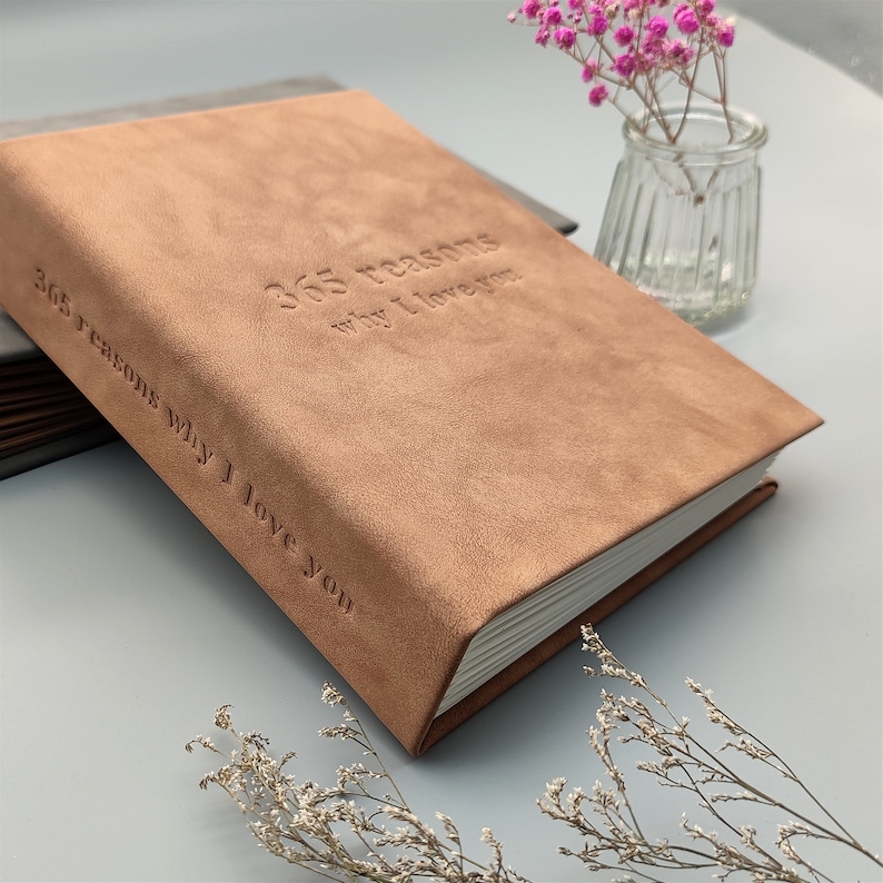 Notebook Reason Why Personalized Journal Notebook, Custom Gift for Him for Her, 365 Reasons ...