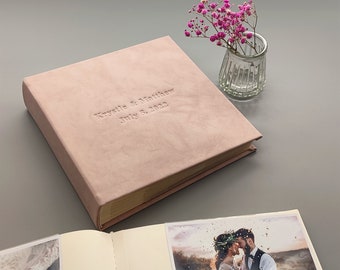 Personalisiertes Fotoalbum für 4x6 Fotos, Bilderalbum mit Hüllen