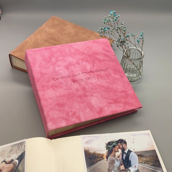 Slip in Photo Album for 300 4x6 Photos, Wedding Photo Album With Sleeves 