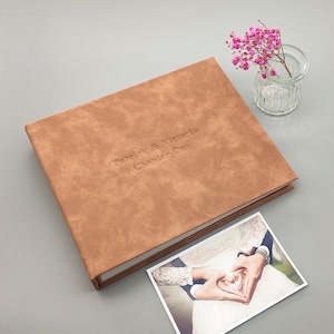 Personalisiertes Geschenk für ihn, Jahrestagsgeschenk für Männer, Unser erstes Jahrgeschenk, Scrapbook-Fotoalbum, Geschenk für sie, Frau, Freundin Bild 6