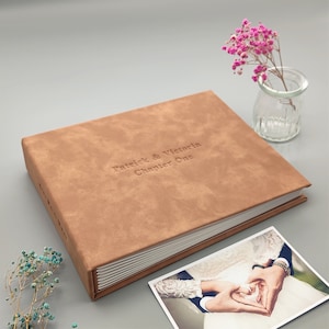 Personalisiertes Geschenk für ihn, Jahrestag Geschenk für Männer, unser erstes Jahr Geschenk, Scrapbook Fotoalbum, Geschenk für sie, Frau, Freundin Bild 3