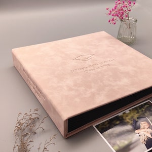 Álbum de recortes personalizado para regalo de graduación, para graduación universitaria, regalos de graduación para ella para él, álbum de fotos en relieve personalizado, regalo de graduación