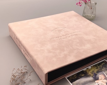 Álbum de recortes personalizado para regalo de graduación, para graduación universitaria, regalos de graduación para ella y para él, álbum de fotos personalizado con relieve, regalo de graduación