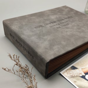 Our Adventure Book Photo Album, Wedding Photo Guest Book