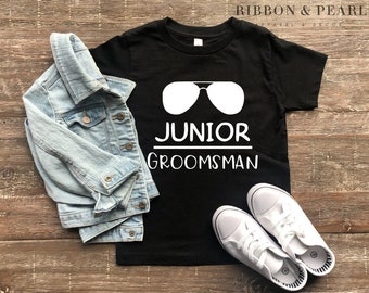 Junior Groomsman | Junior Groomsman Shirt | Wedding Party