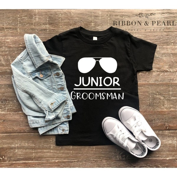 Junior Groomsman | Junior Groomsman Shirt | Wedding Party