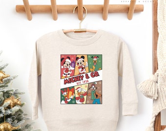 Mickey & Co. Christmas Sweatshirt | Holiday Sweatshirt | Gifts for Kids