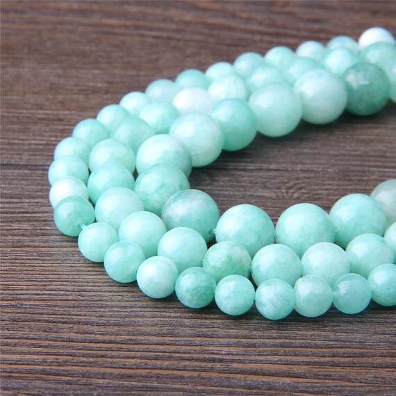 15.5 Strand Blue Angle Beads Gemstone Beads Round Etsy