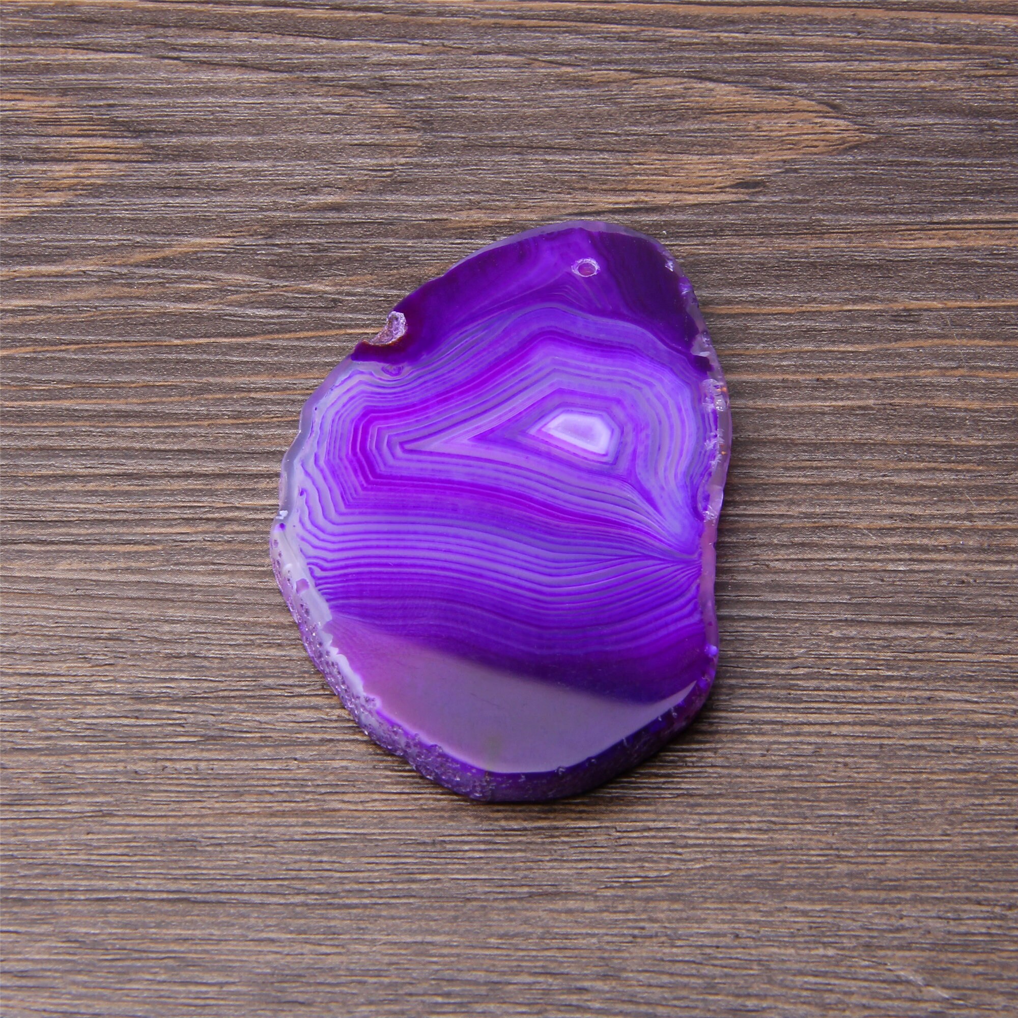 Purple Stripe Agate Slice Polished Agate Slices Bulk Etsy