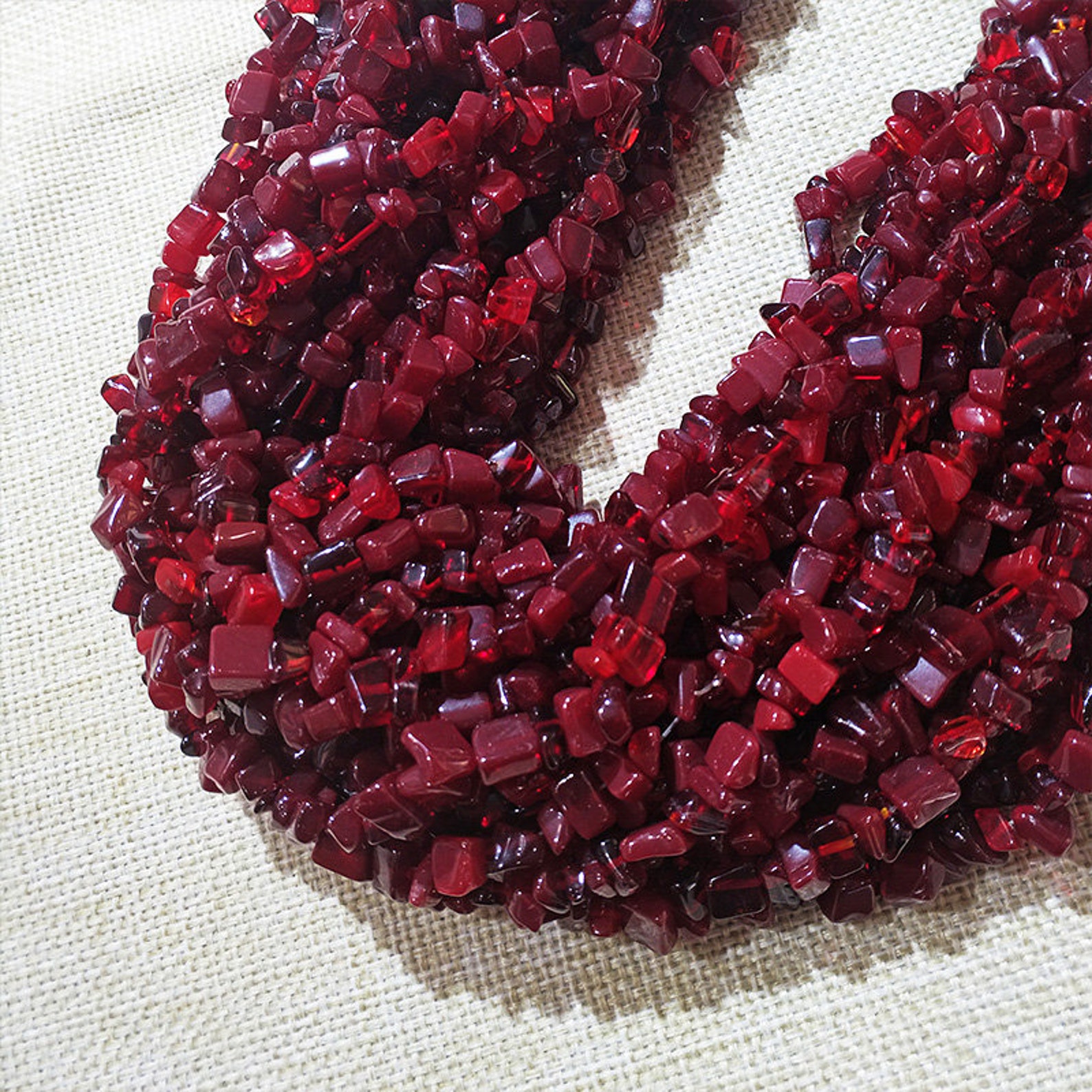 Chips Beads Red Agate Chips Beads Loose Chips Beads Etsy