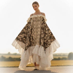 White Camo Wedding Dress - Etsy