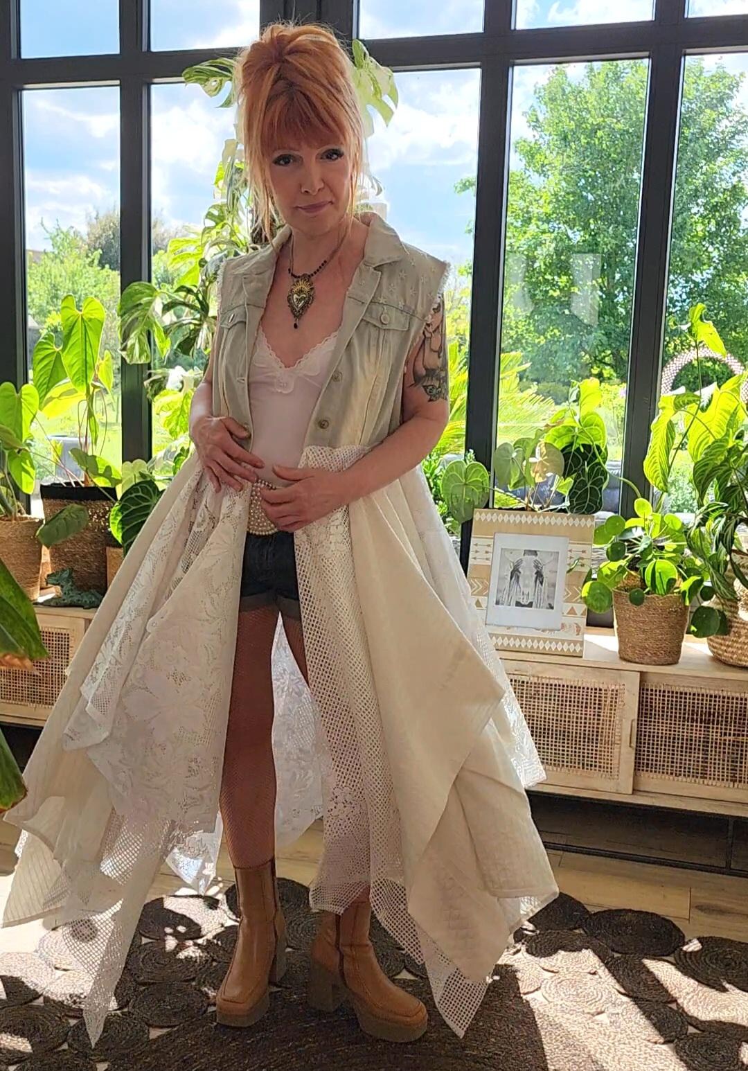 売れ筋商品お見逃しなく Bohemian Vintage and Lace Recycled Denim, Star in Kimono 洋書