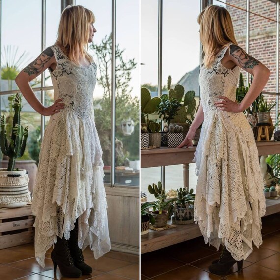 Old Lace Wedding Dress