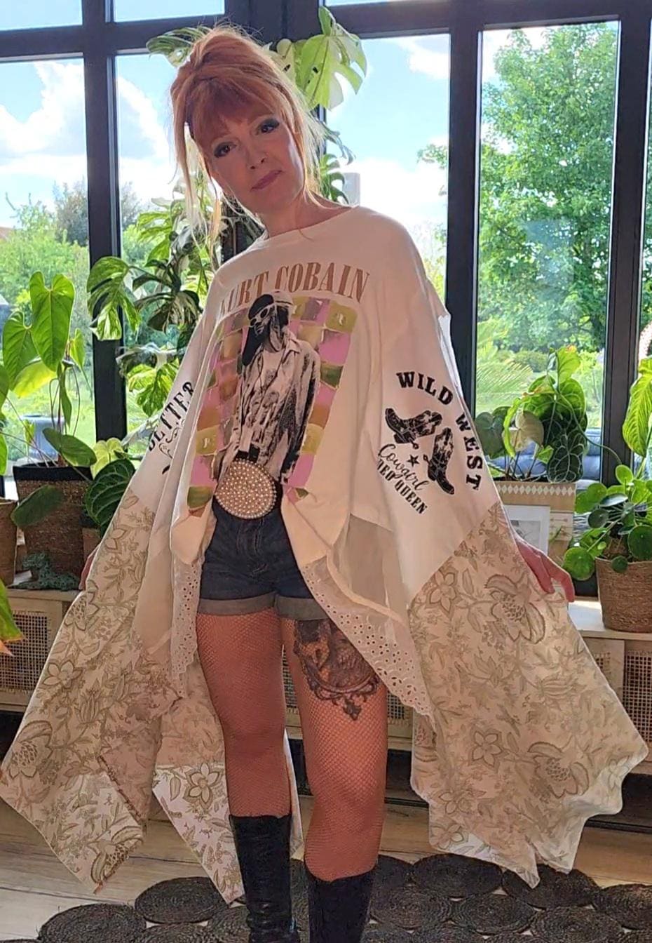 ミュージシャン NIRVANA KURT COBAIN DRESS M&O LARGE 4992 ミュージシャン NIRVANA KURT COBAIN DRESS M&O LARGE 4992