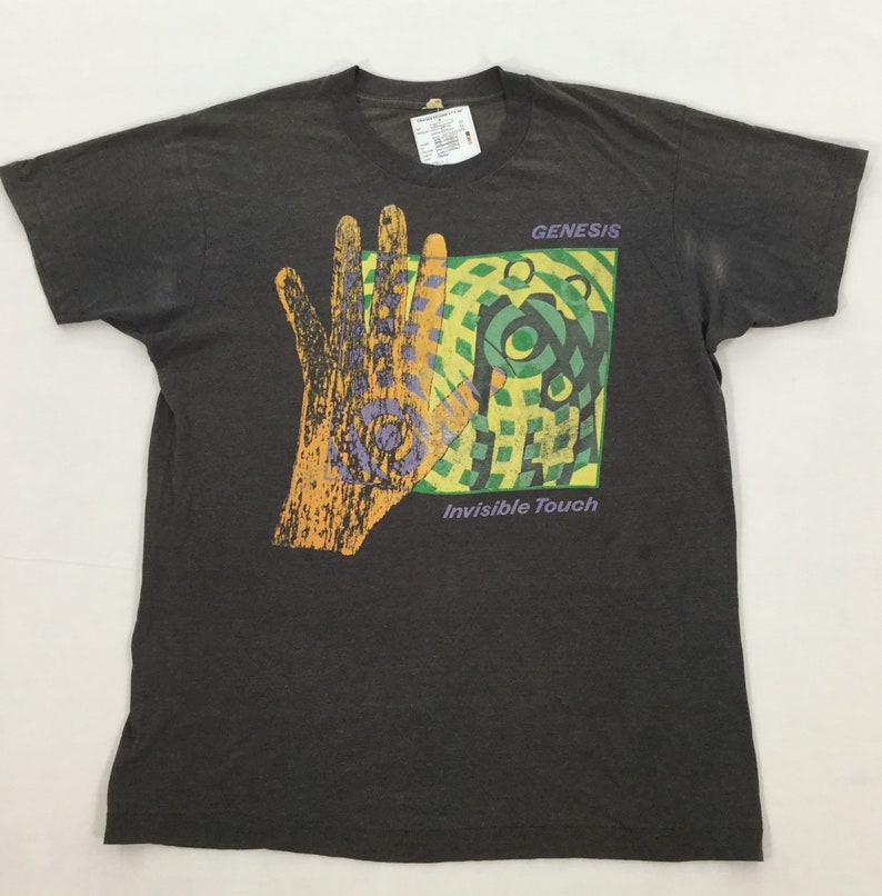 Vintage 1986 GENESIS INVISIBLE TOUCH Tour T-Shirt Large Size | Etsy
