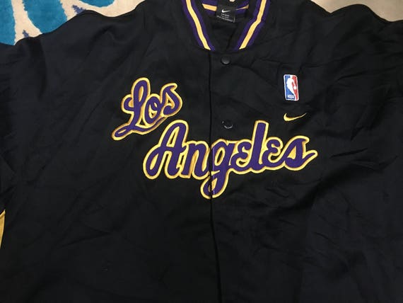 lakers button up jersey