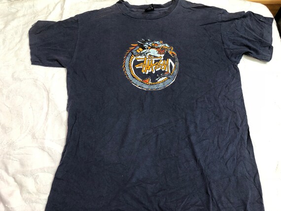 Stussy Vintage Dragon 90 s Santa Tshirt Powell Peralta Santa s Cruz Skate a6b549 Stussy Vintage Dragon 90 s Santa Tshirt Powell Peralta Santa s Cruz Skate a6b549
