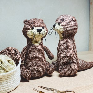 Crochet PDF Pattern. Otter Barry Stuffed Toy Tutorial by Nelly Handmade image 7