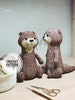 Crochet PDF Pattern. Otter Barry Stuffed Toy Tutorial by Nelly Handmade 
