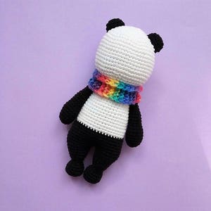 Crochet PATTERN: Panda Bear Amigurumi Toy, Stuffed Panda Bear Pattern image 3