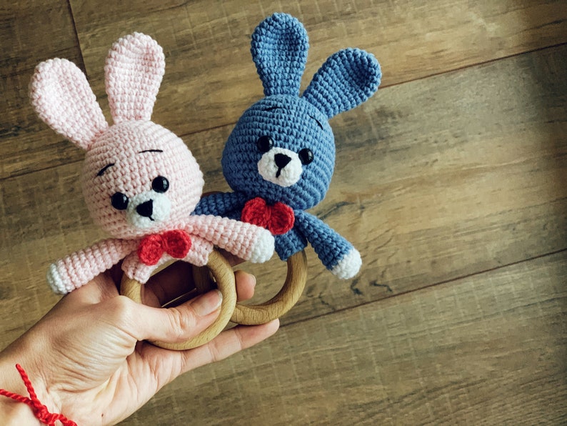 Погремушка зайка крючком схема