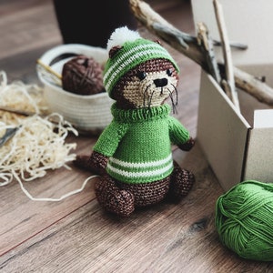 Crochet PDF Pattern. Otter Barry Stuffed Toy Tutorial by Nelly Handmade image 10