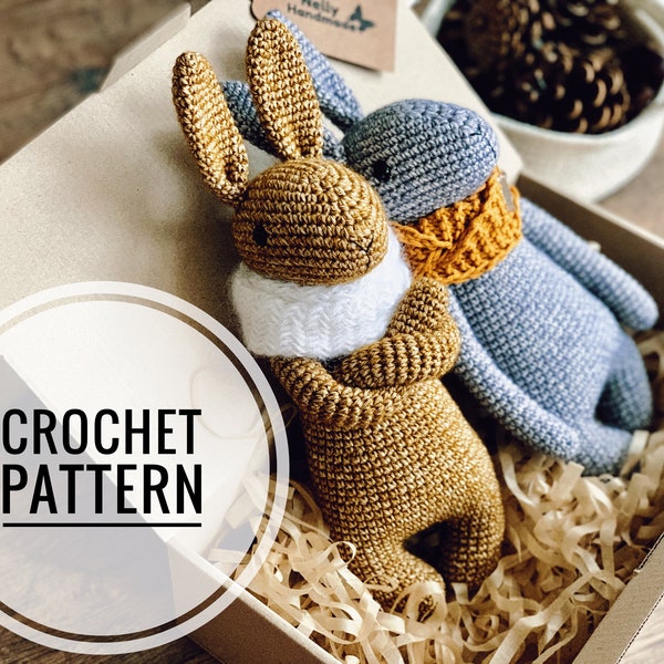 Bunny Morty by Nelly Handmade Crochet Amigurumi Toy PDF Pattern