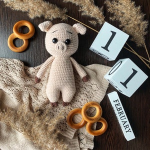Crochet PDF Pattern. Mika the Pig by Nelly Handmade image 3