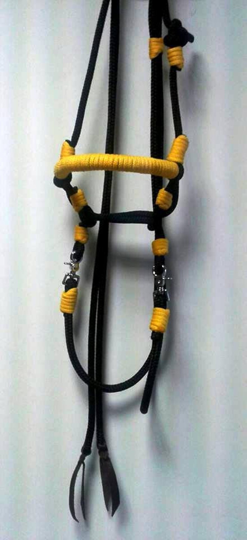 Indian Hackamore Bridle reins Rope side pull Etsy