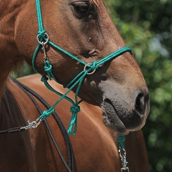 Bridle Bitless Rope  or Bitless Rope Sidepull reins