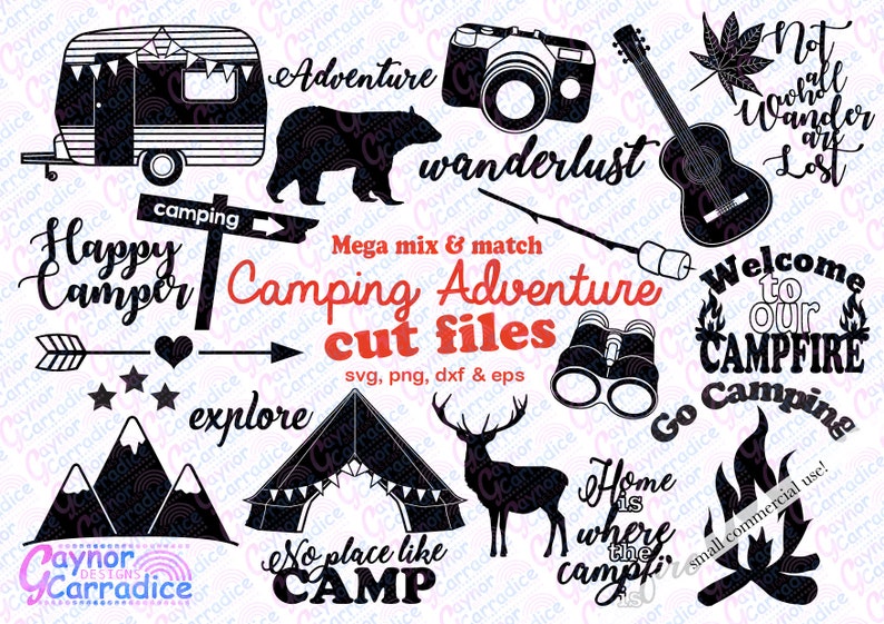 Download Camping Svg Bundle Camping Svg Happy Camper Cutting Files Adventure Silhouettes Camper Dxf Adventure Svg Caravan Svg Camping Silhouettes Clip Art Art Collectibles Kromasol Com