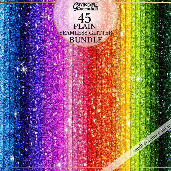 Plain glitter backgrounds bundle, 45 glitter seamless pattern, realistic glitter backgrounds, glitter textures, bright glitter digital paper