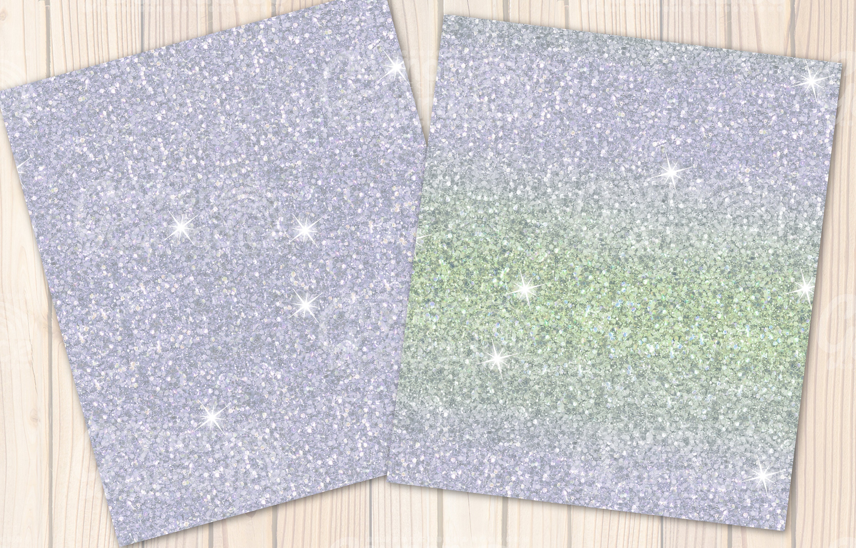 Valentine Glitter Digital Papers - Spring Ombre Glitter Seamless ...