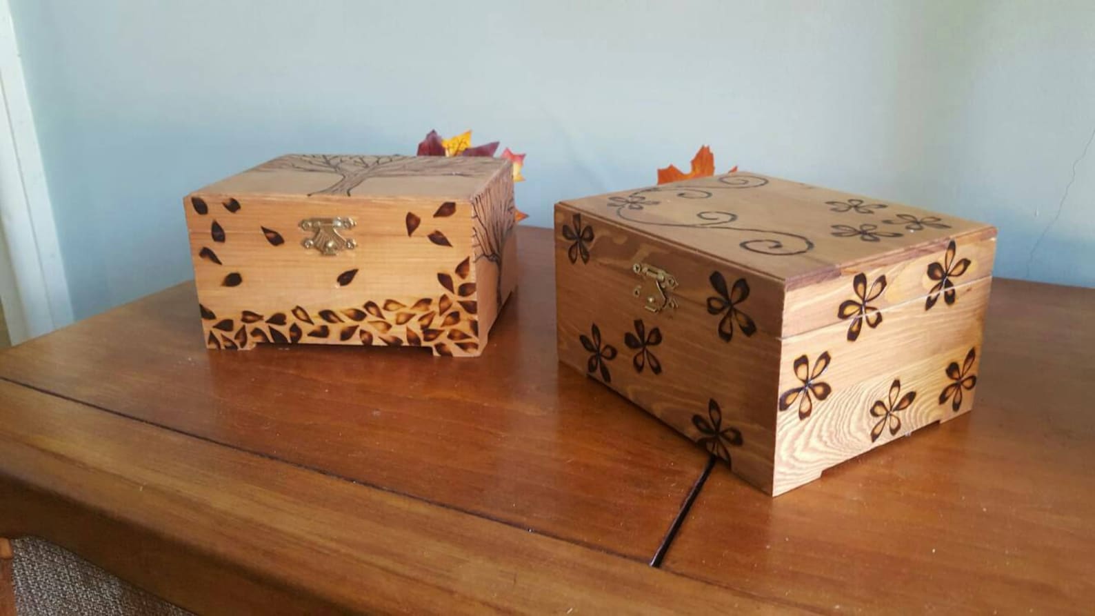Decorative Wooden Boxes Etsy
