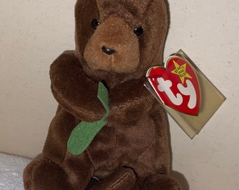 Ty Beanie Baby Seaweed (P.V.C PELLETS)GREAT CONDITION