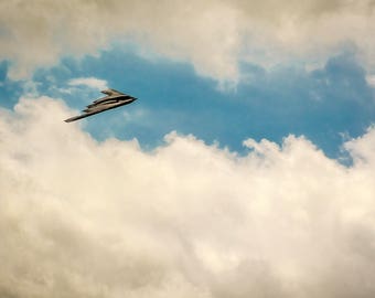 Aviation: B2 Stealth Bomber, Vintage Air Show - Photography Print, Pictures, Wall Art