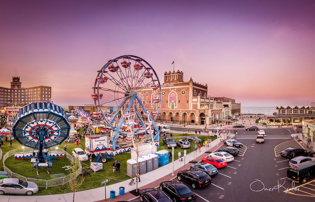 Carnival Night 2018 2 Asbury Park, New Jersey Aerial Photography