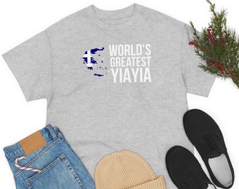 YiaYia Shirt, Greek Grandma Gift, YiaYia TShirt, YiaYia T Shirt, Best YiaYia Shirt, YiaYia Mother's Day Gift, Greece Grandmother, Yia Yia