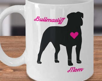 Bullmastiff Mug - Mother's Day Mug - Bullmastiff Gifts For Dog Lovers - Cute Pet Bull Mastiff Novelty Coffee Cup