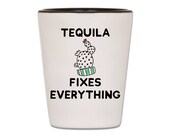 Tequila Gifts - Tequila Shot Glasses - Cactus Shot Glasses - Funny Shot Glass Set - Tequila Lover Quote - Cinco De Mayo Party Decor