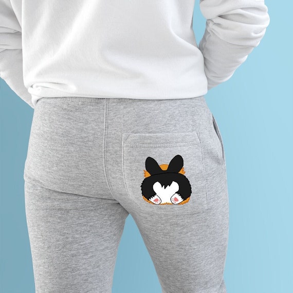 Corgi Joggers, Corgi Sweatpants, Tricolor Corgi Owner Gifts, Corgi