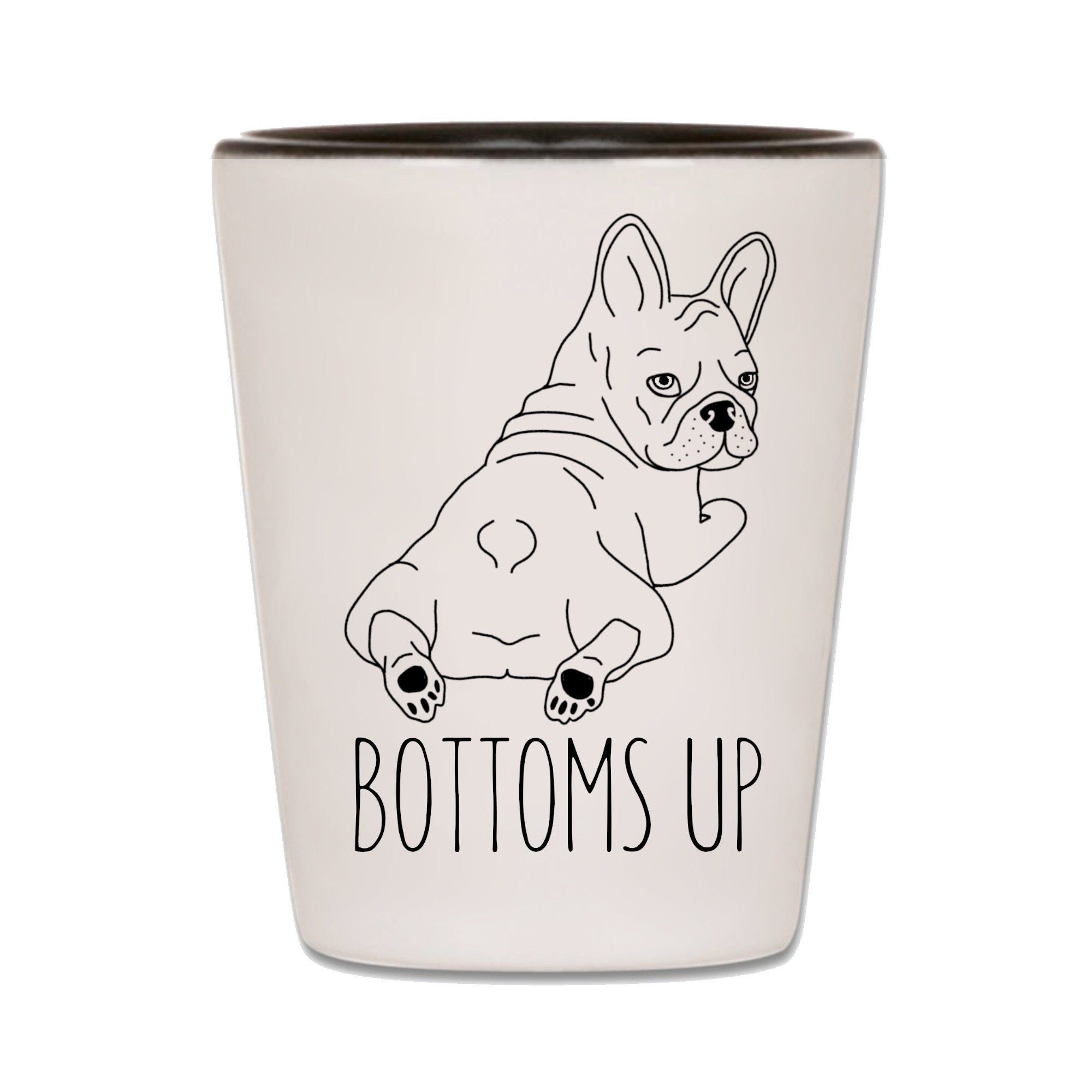Bulldog sales shot glasses