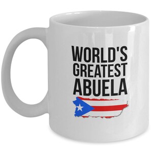 Abuela Mug, Best Abuela Ever, Gift For Abuela, Abuela Gifts, Happy Birthday Abuela, Mugs Puerto Rico, Puerto Rico Mug, Proud Puerto Rican