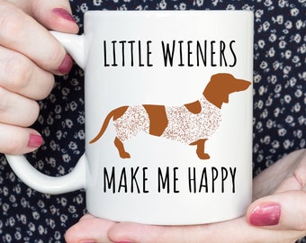 Piebald Dachshund Mug, Dachshund Coffee Mug, Piebald Dachshund Gifts, Dachshund Coffee Cups, Funny Dachshund Mug, Daschund Mug, Doxie Mug